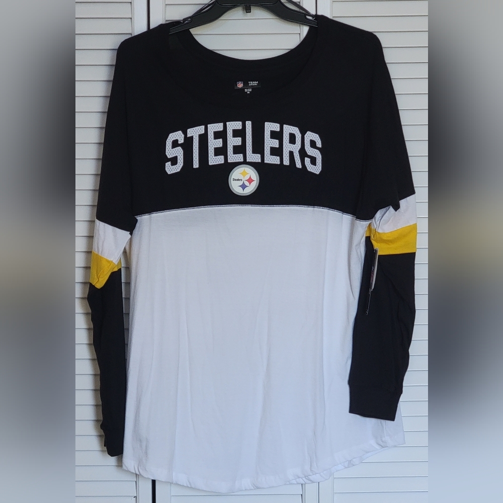 *NWT* Pittsburgh Steelers Long Sleeve Shirt, Women's 2XL